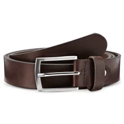 Salt & Hide Ceinture Marron En Cuir Pleine Fleur Henry - Taille XL
