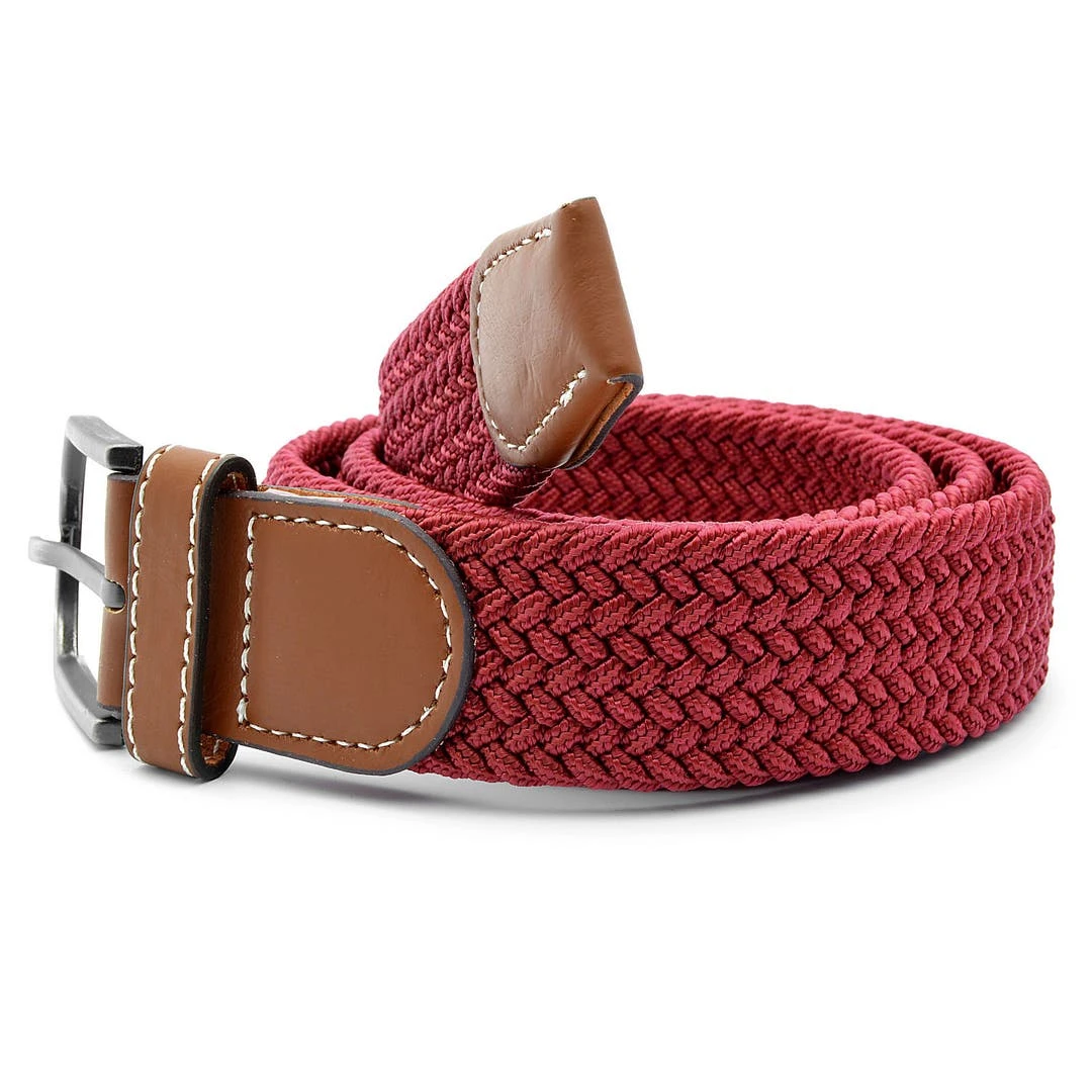 Collin Rowe Ceinture élastique Bordeaux 2 Collin Rowe Ceinture élastique Bordeaux – Image 2