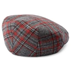 Fawler Casquette Plate Fido Ivy En Tartan Rouge -Chapeau Fawler en ligne 1 3 copy 31