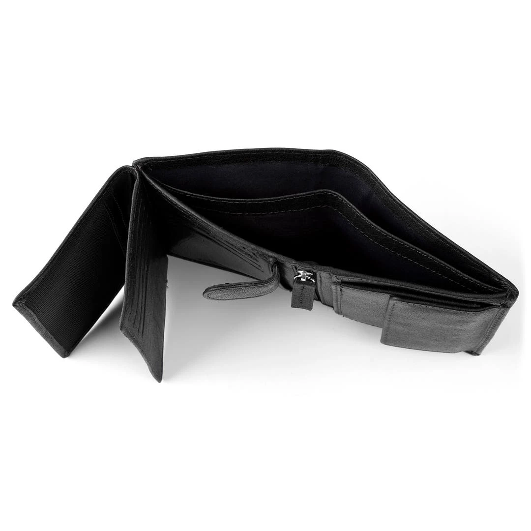 Lucleon Portefeuille Montreal En Cuir Vintage Noir Anti-RFID 5 Lucleon Portefeuille Montreal En Cuir Vintage Noir Anti-RFID – Image 5