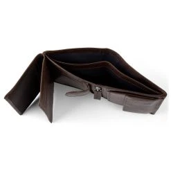 Lucleon Portefeuille Montreal En Cuir Vintage Marron Anti RFID -Chapeau Fawler en ligne 1 4 8 3