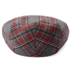 Fawler Casquette Plate Fido Ivy En Tartan Rouge -Chapeau Fawler en ligne 1 4 copy 18