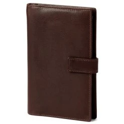 Lucleon Portefeuille Lake Anti RFID En Cuir Marron Foncé -Chapeau Fawler en ligne 1 4 copy 2