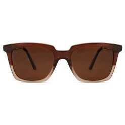 Arkai Occasus | Lunettes De Soleil Rétro Bicolores à Verres Bruns Polarisés