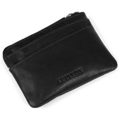 Lucleon Porte-monnaie Montréal En Cuir Noir Zippé RFID -Chapeau Fawler en ligne 10 3 4 7