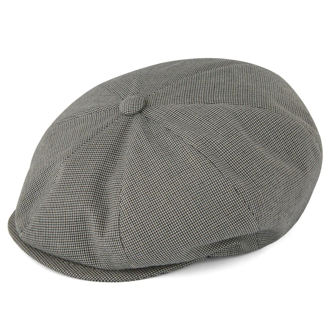 Fawler Casquette Gavroche Spicchi Gris Pied-de-poule 1 Fawler Casquette Gavroche Spicchi Gris Pied-de-poule