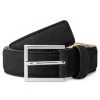 Fawler Ceinture En Cuir Noir Fritts