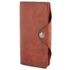 Salt & Hide Portefeuille En Cuir Grand Format Marron Cowboy Clovis