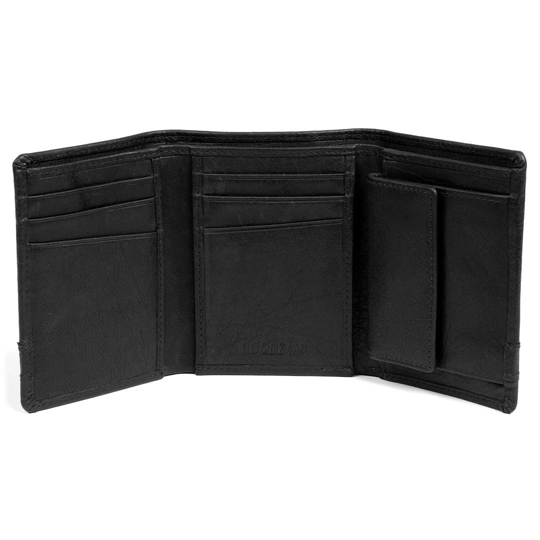 Lucleon Portefeuille Montreal En Cuir Noir Trois Volets RFID 2 Lucleon Portefeuille Montreal En Cuir Noir Trois Volets RFID – Image 2