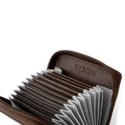 Lucleon Porte-cartes En Cuir Marron California 11 Lucleon Porte-cartes En Cuir Marron California -Chapeau Fawler en ligne 12 5 18