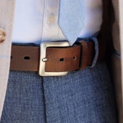 BSWK Ceinture En Cuir Marron Vintage 8 BSWK Ceinture En Cuir Marron Vintage -Chapeau Fawler en ligne 12220 belt