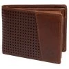 Lucleon Portefeuille Montreal Dotty En Cuir Marron Foncé RFID