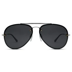 Lucleon Occasus | Lunettes De Soleil Aviator à Verres Noirs Dégradés