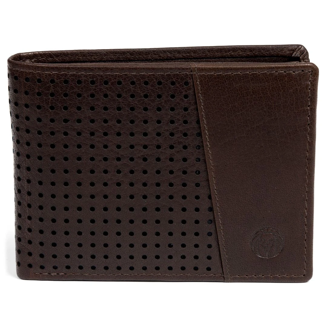 Lucleon Portefeuille Montreal Dotty En Cuir Marron RFID 3 Lucleon Portefeuille Montreal Dotty En Cuir Marron RFID – Image 3
