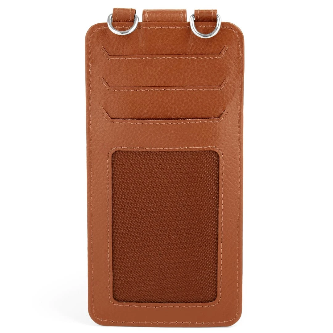 Lucleon Combi Porte-cartes Et Housse Pour Téléphone Lamont En Cuir Havane 5 Lucleon Combi Porte-cartes Et Housse Pour Téléphone Lamont En Cuir Havane – Image 5