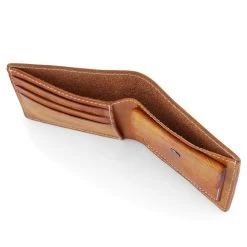 Salt & Hide Portefeuille Deux Volets En Cuir Tanné Dermot -Chapeau Fawler en ligne 14 9 1