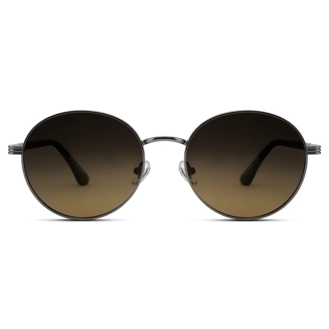 Lucleon Occasus | Lunettes De Soleil à Monture Gris Anthracite Et Verres Verts Polarisés 1 Lucleon Occasus | Lunettes De Soleil à Monture Gris Anthracite Et Verres Verts Polarisés