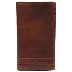 Lucleon Portefeuille En Cuir Montréal Couleur Havane XL RFID -Chapeau Fawler en ligne 15 2 5 10