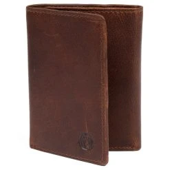 Lucleon Portefeuille Montreal En Cuir Marron Noisette Foncé RFID