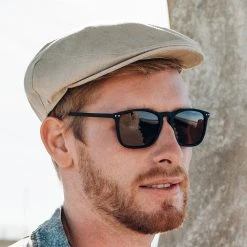 Fawler Casquette Plate Lory Couleur Beige -Chapeau Fawler en ligne 16553 hat