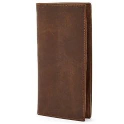 Collin Rowe Portefeuille Marron - Modèle Large & Slim