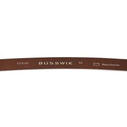 BSWK Ceinture Moderne En Cuir Marron Foncé -Chapeau Fawler en ligne 17 1 5 1 113