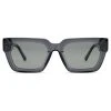 Otsu Occasus | Lunettes De Soleil Carrées Translucides à Verres Gris Polarisés