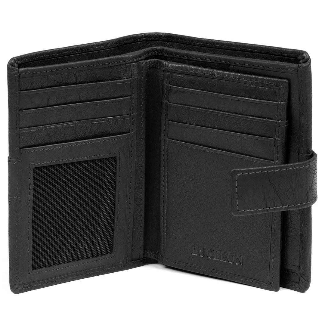 Lucleon Portefeuille Montreal Business En Cuir Noir RFID 2 Lucleon Portefeuille Montreal Business En Cuir Noir RFID – Image 2
