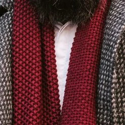 Fawler Écharpe Rouge Bordeaux Fabien Urban -Chapeau Fawler en ligne 17323best