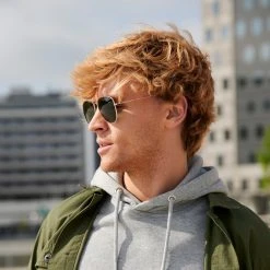 Waykins Lunettes De Soleil Warren Aviator à Monture Dorée -Chapeau Fawler en ligne 17931