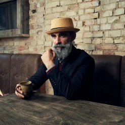 Fawler Chapeau Panama Paolo Moda "Pork Pie" -Chapeau Fawler en ligne 18008 2