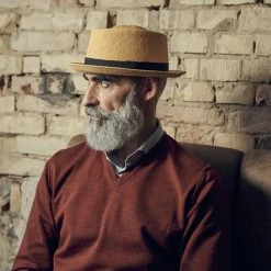 Fawler Chapeau Panama Paolo Moda "Pork Pie" -Chapeau Fawler en ligne 18008 3