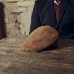 Fawler Casquette Plate Brune Mario Moda -Chapeau Fawler en ligne 18028 2