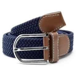 Collin Rowe Ceinture élastique Bleu Foncé XL