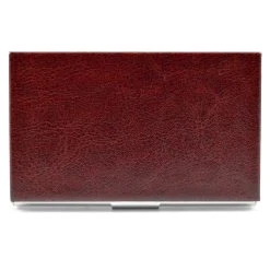 Fort Tempus Porte-cartes En Cuir Marron