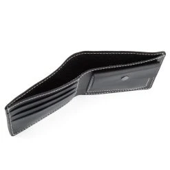 Salt & Hide Portefeuille En Cuir Noir Deux Volets Dermot -Chapeau Fawler en ligne 19 1 136