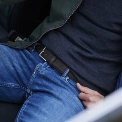 Fawler Ceinture Fauna En Cuir Brun Cacao -Chapeau Fawler en ligne 19146 3