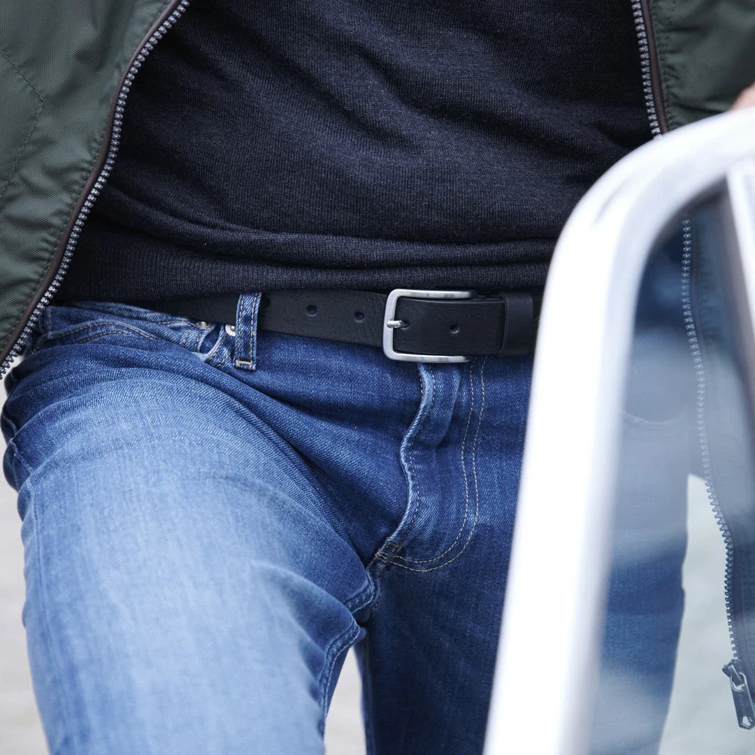 Fawler Ceinture En Cuir Noir Fredo 3 Fawler Ceinture En Cuir Noir Fredo – Image 3