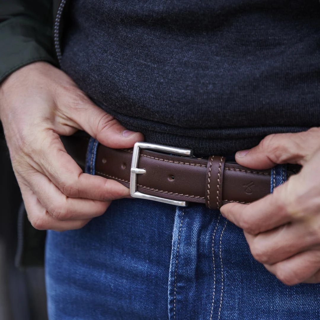 Fawler Ceinture En Cuir Marron Felix 3 Fawler Ceinture En Cuir Marron Felix – Image 3