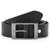 BSWK Ceinture En Cuir Noir Polyvalente