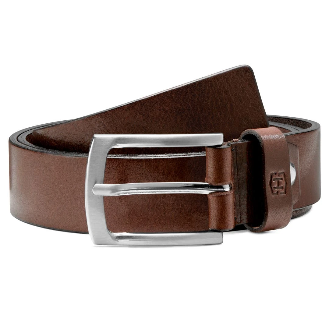 Salt & Hide Ceinture Marron En Cuir Pleine Fleur Shon 1 Salt & Hide Ceinture Marron En Cuir Pleine Fleur Shon