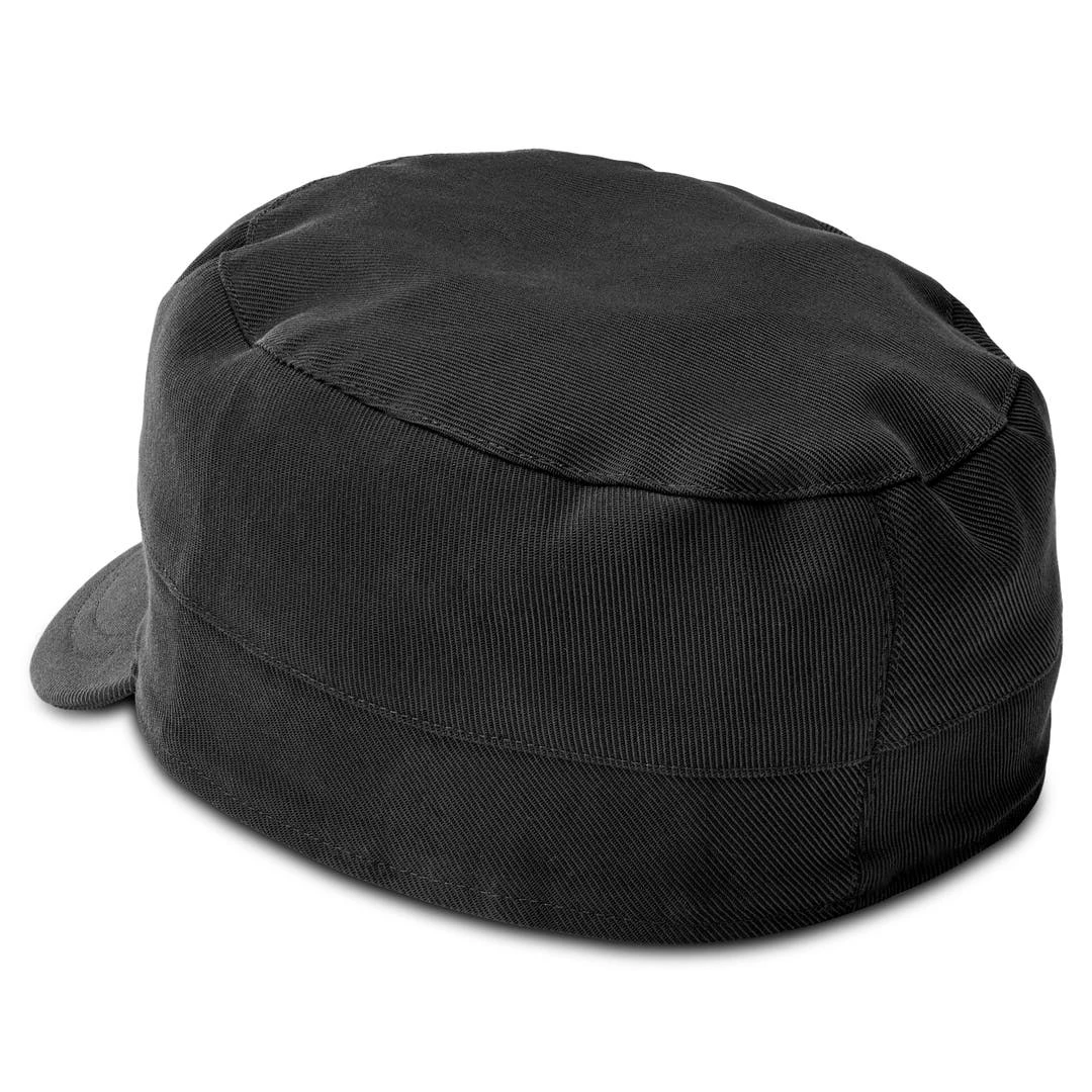 Fawler Casquette Militaire Flynn En Coton Noir 4 Fawler Casquette Militaire Flynn En Coton Noir – Image 4