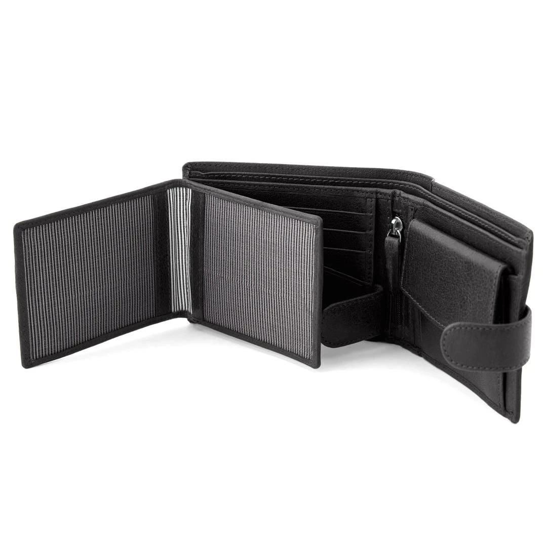 Lucleon Portefeuille En Cuir Noir Ergonomique California 2 Lucleon Portefeuille En Cuir Noir Ergonomique California – Image 2