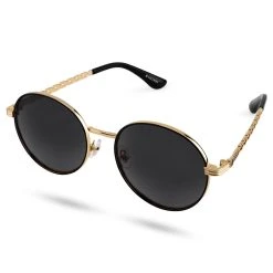 Lucleon Occasus | Lunettes De Soleil à Monture Couleur Or Et Verres Gris Polarisés -Chapeau Fawler en ligne 20 1 sull