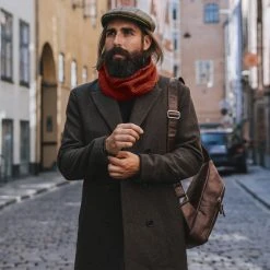 Fawler Écharpe Tube Rouge Rouille Frisco Urban -Chapeau Fawler en ligne 20364 p02