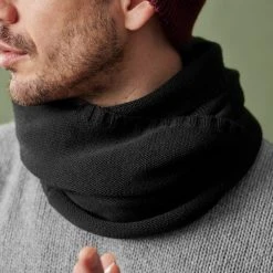 Fawler Écharpe Tube Noire Fredo Montagna -Chapeau Fawler en ligne 20366best 1