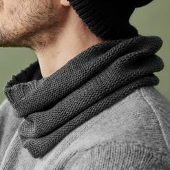 Fawler Écharpe Tube Grise Frang Montagna -Chapeau Fawler en ligne 20369best