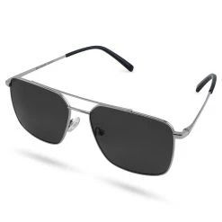 Lucleon Occasus | Lunettes De Soleil Carrées Aviator à Verres Noirs Polarisés -Chapeau Fawler en ligne 21 1 sull