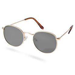 Paul Riley Lunettes De Soleil Polarisées Noir Et Or "Le Dandy"