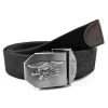 Collin Rowe Ceinture En Toile Noire Aigle